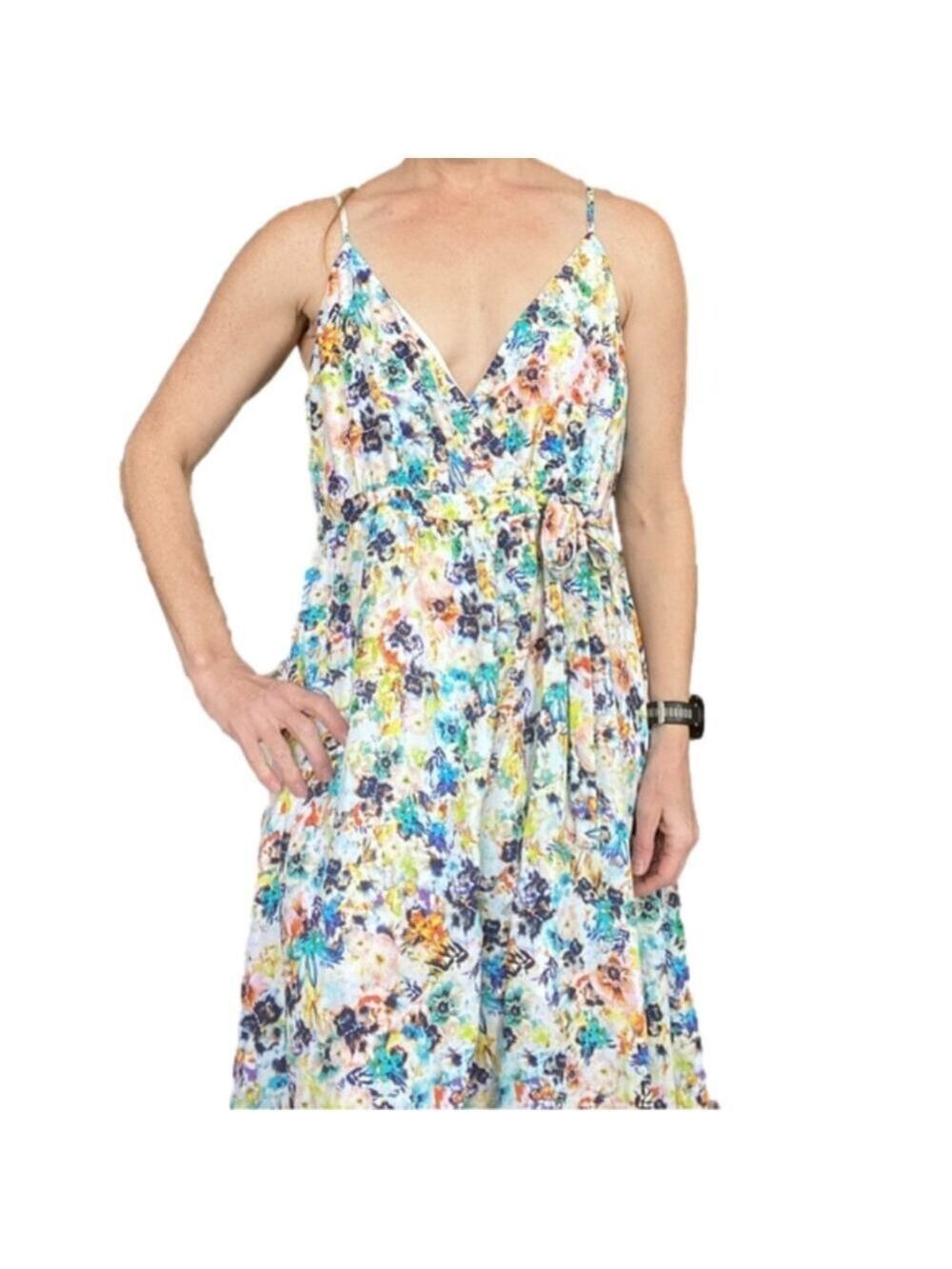 JUNE & HUDSON Floral Wrap Dress